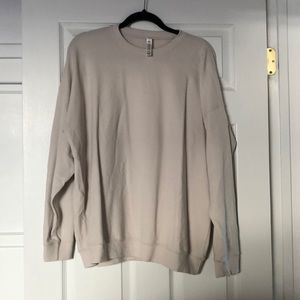 Alo Oversized Waffle Knit Longsleeve